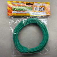 Green Slow Safety Fuse (30 sec/ft) - Twisted Thunder Fireworks