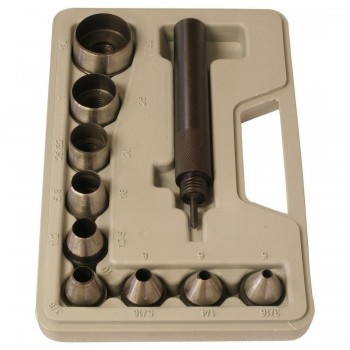 10 piece deluxe hole punch set