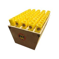 50 shot angled rack W/ mortar tubes 50 shot angled rack W/ mortar tubes